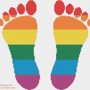 Rainbow Feet