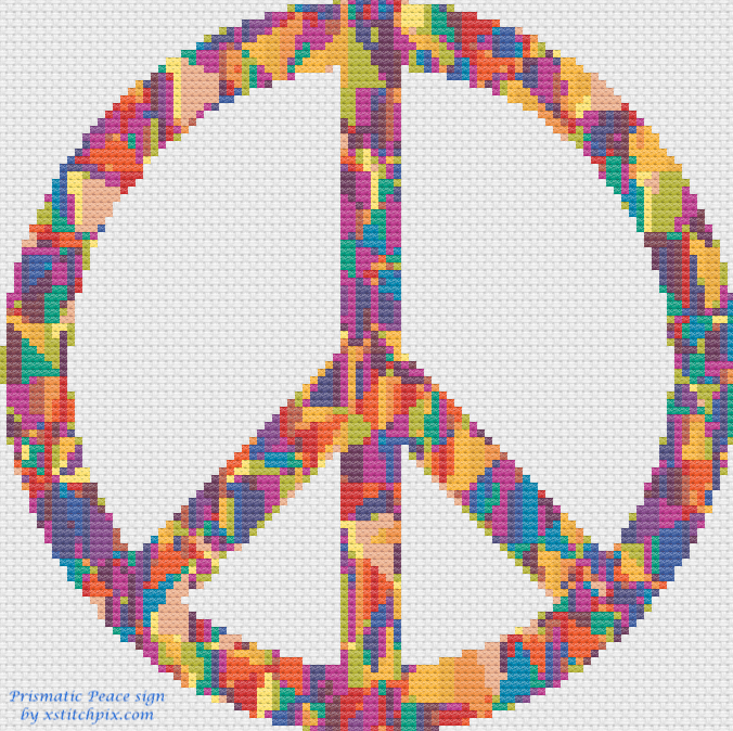 Prismatic Peace Sign