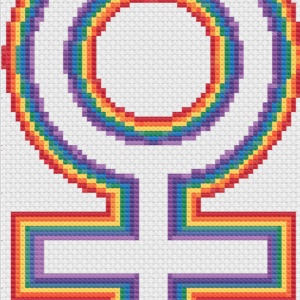 Rainbow Female Sign
