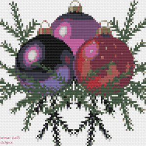 Three Christmas Balls