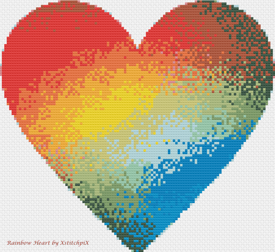 Rainbow Heart