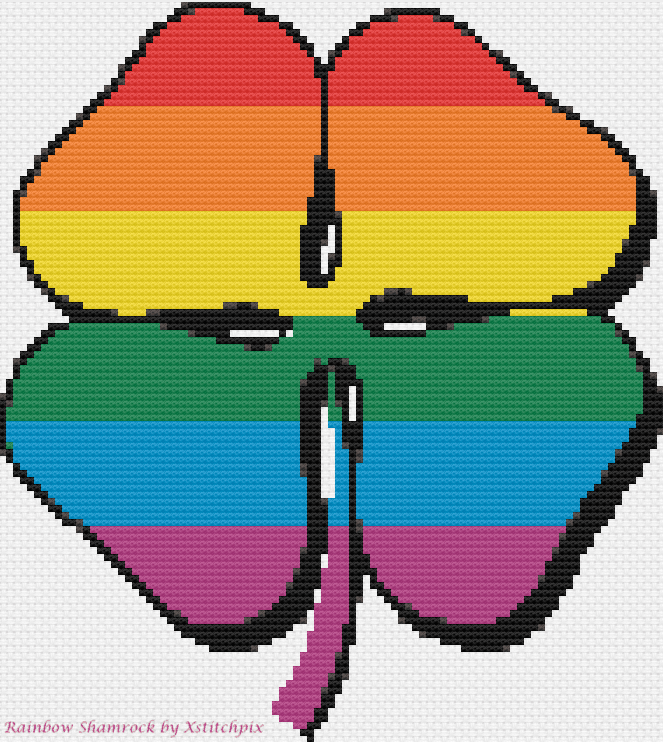 Rainbow Shamrock
